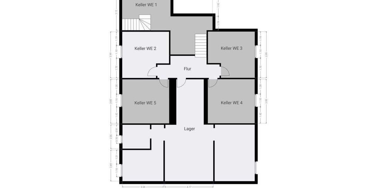 Etagenwohnung Bochum Gerthe - 5 Zimmer, 133 m&sup2;, 298.000&euro; | Angebot:24594285