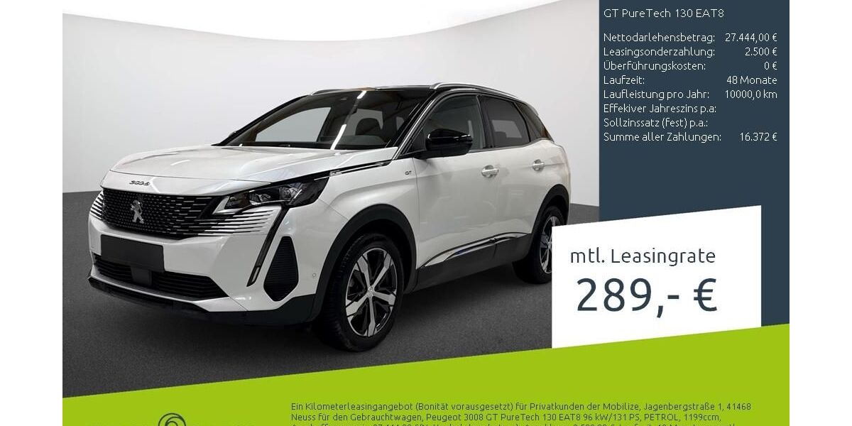 Peugeot 3008 23.378 km 26.640 &euro; Dülmen 48249