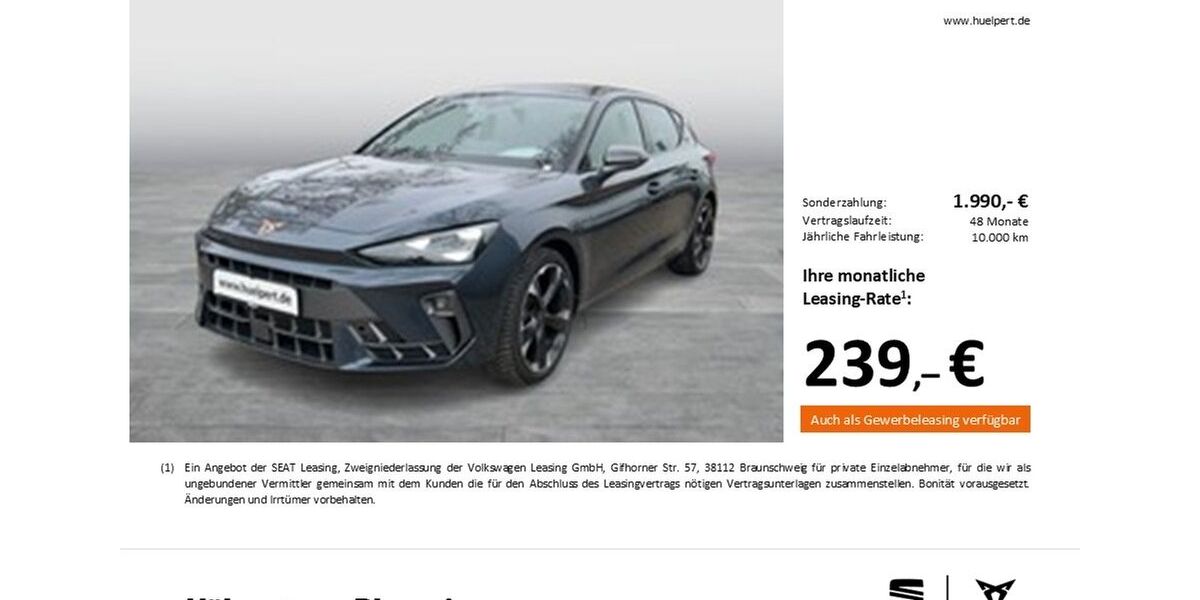 Cupra Leon 7.577 km 29.880 &euro; Dortmund 44269
