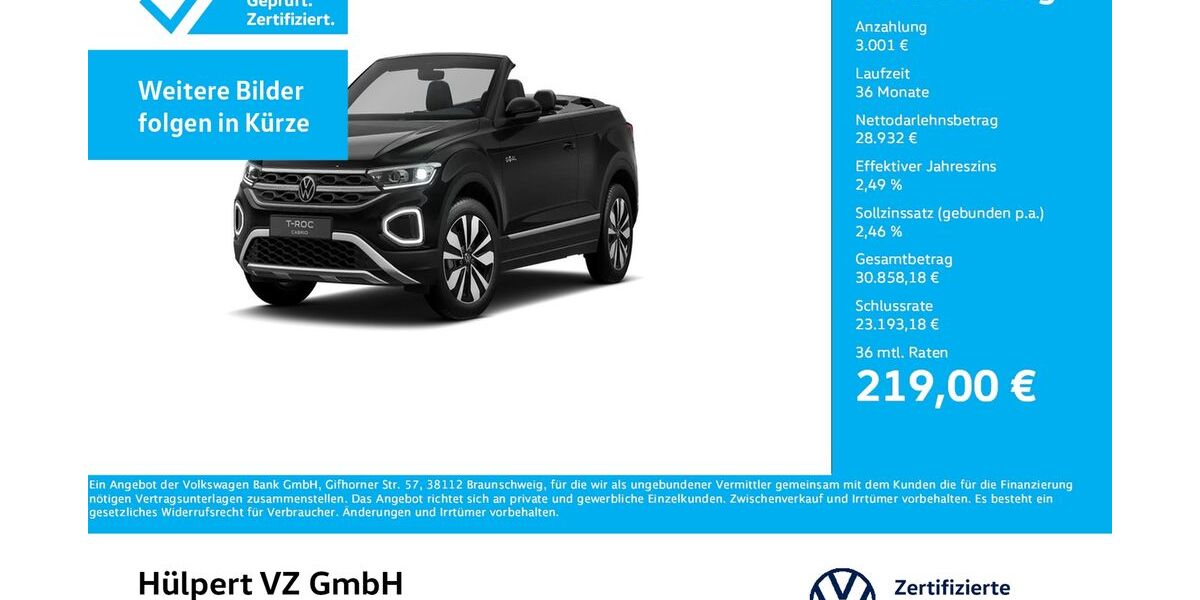 VW T-Roc 15.633 km 31.677 &euro; Dortmund 44379