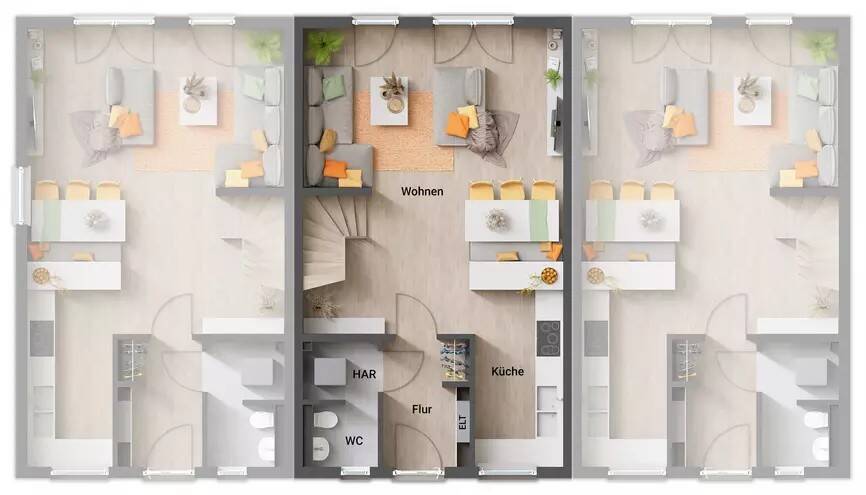 Mehrfamilienhaus, Wohnhaus Bochum Werne - 5 Zimmer, 140 m&sup2;, 287.390&euro; | Angebot:20185176