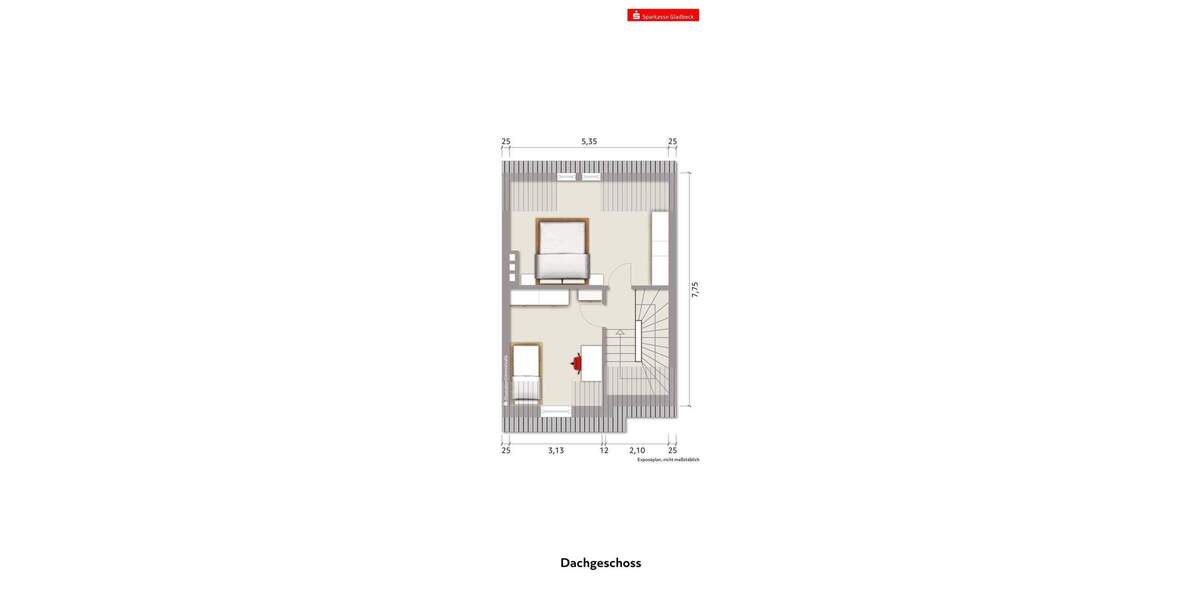Reihenmittelhaus Gladbeck Schultendorf - 3 Zimmer, 80 m&sup2;, 200.000&euro; | Angebot:25190759
