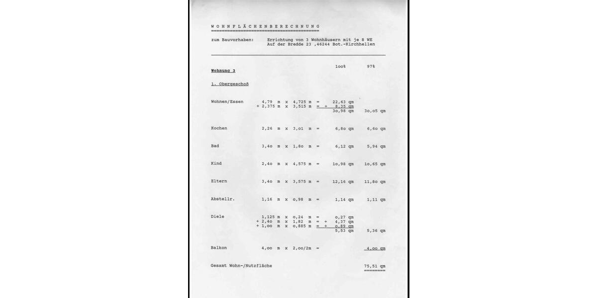 Helle 3,5-Zimmer Wohnung mit Balkon 3.5 zimmer
