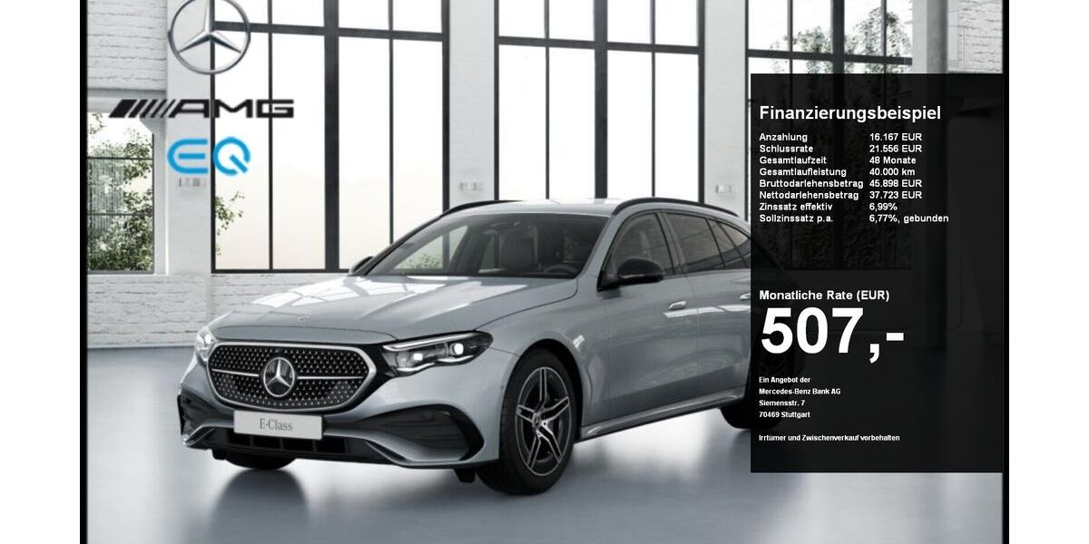 Mercedes-Benz E 220 11.092 km 52.390 &euro; Dortmund 44139