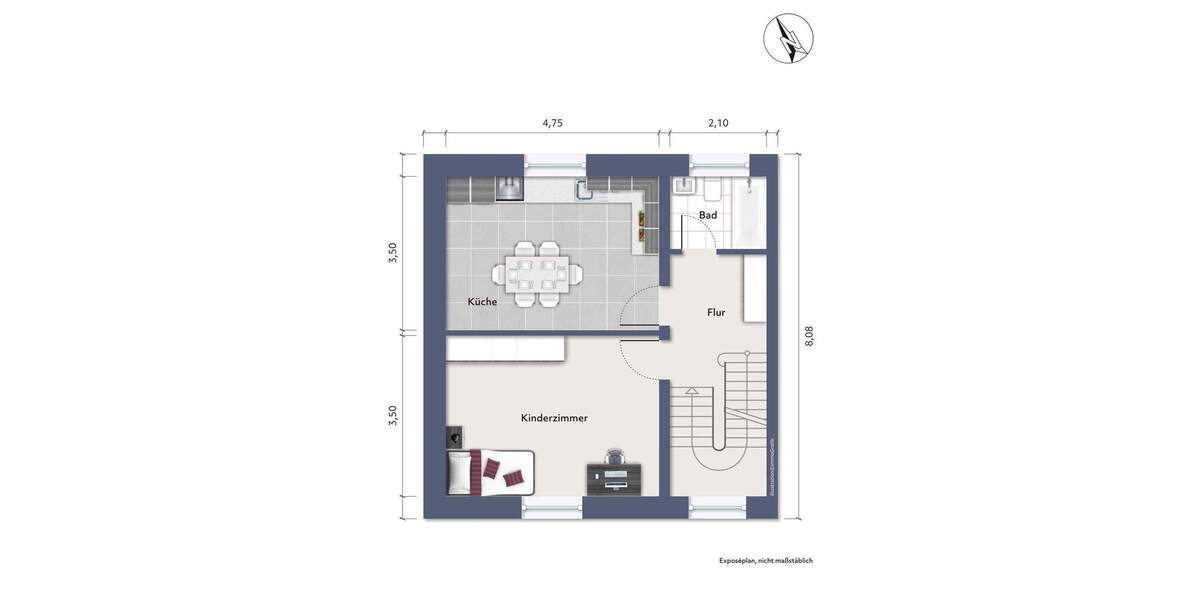 Reihenendhaus Gladbeck Alt-Rentfort - 5 Zimmer, 131 m&sup2;, 239.000&euro; | Angebot:25339505