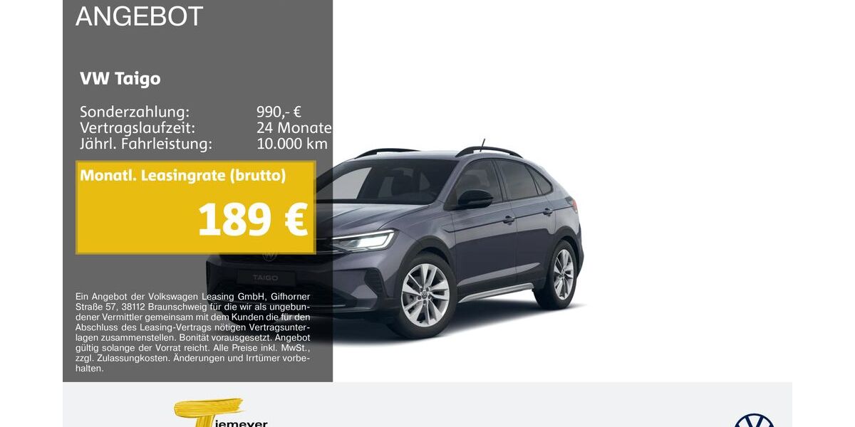 VW Taigo 25.287 km 22.770 &euro; Dorsten 46282