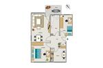 Etagenwohnung Essen Stadtbezirk V - 3.5 Zimmer, 71 m&sup2;, 572&euro; | Angebot:26358542