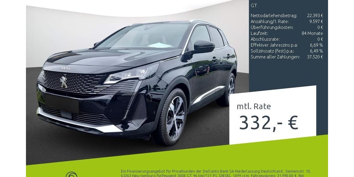 Peugeot 3008 25.472 km 31.990 &euro; Dülmen 48249