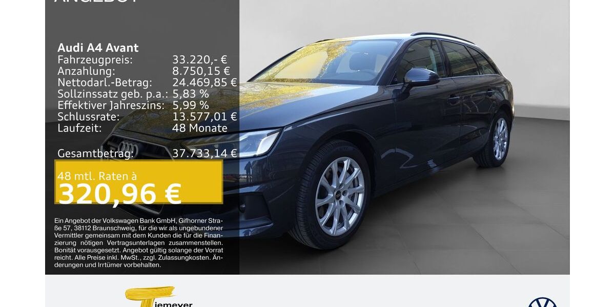 Audi A4 19.461 km 33.220 &euro; Bochum 44892