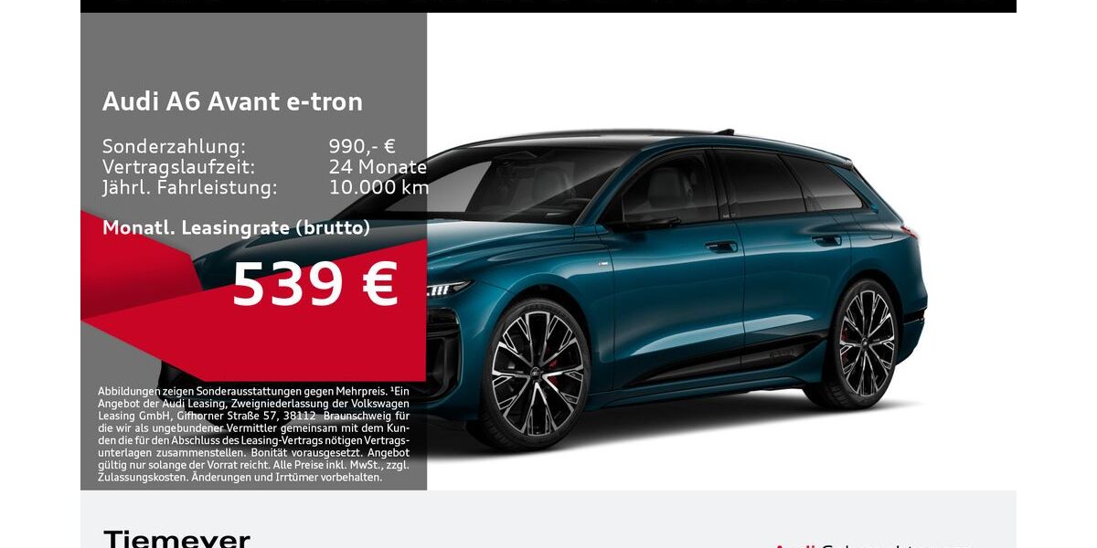 Audi A6 e-tron 8.126 km 66.370 &euro; Gelsenkirchen 45894