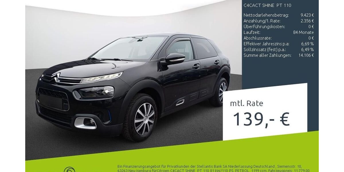 Citroen C4 Cactus 75.000 km 11.889 &euro; Dülmen 48249