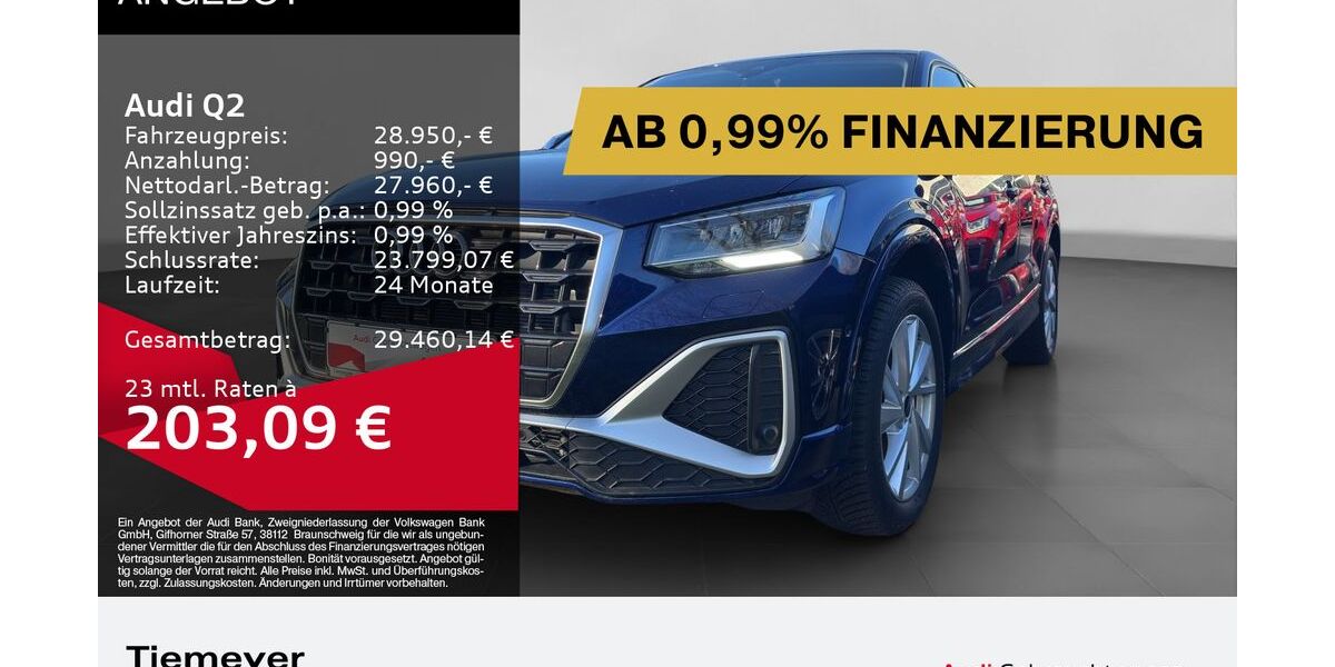 Audi Q2 23.647 km 28.950 &euro; Dorsten 46284