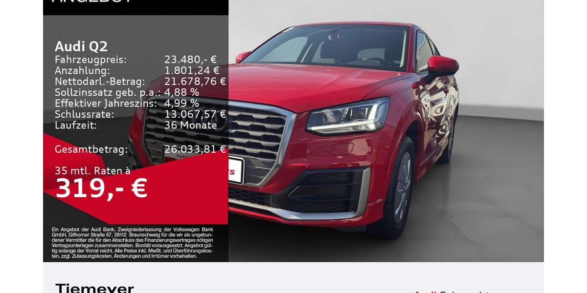 Audi Q2 51.853 km 23.480 &euro; Dorsten 46284