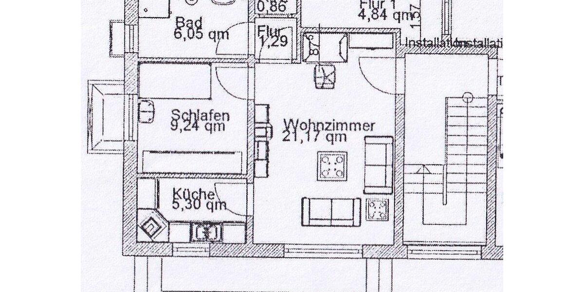 Etagenwohnung Sprockhövel - 1 Zimmer, 43 m&sup2;, 129.000&euro; | Angebot:27004135