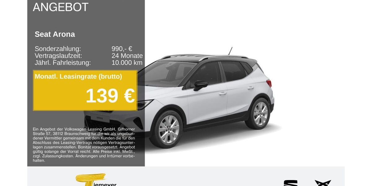 Seat Arona 19.189 km 23.120 &euro; Bochum 44809