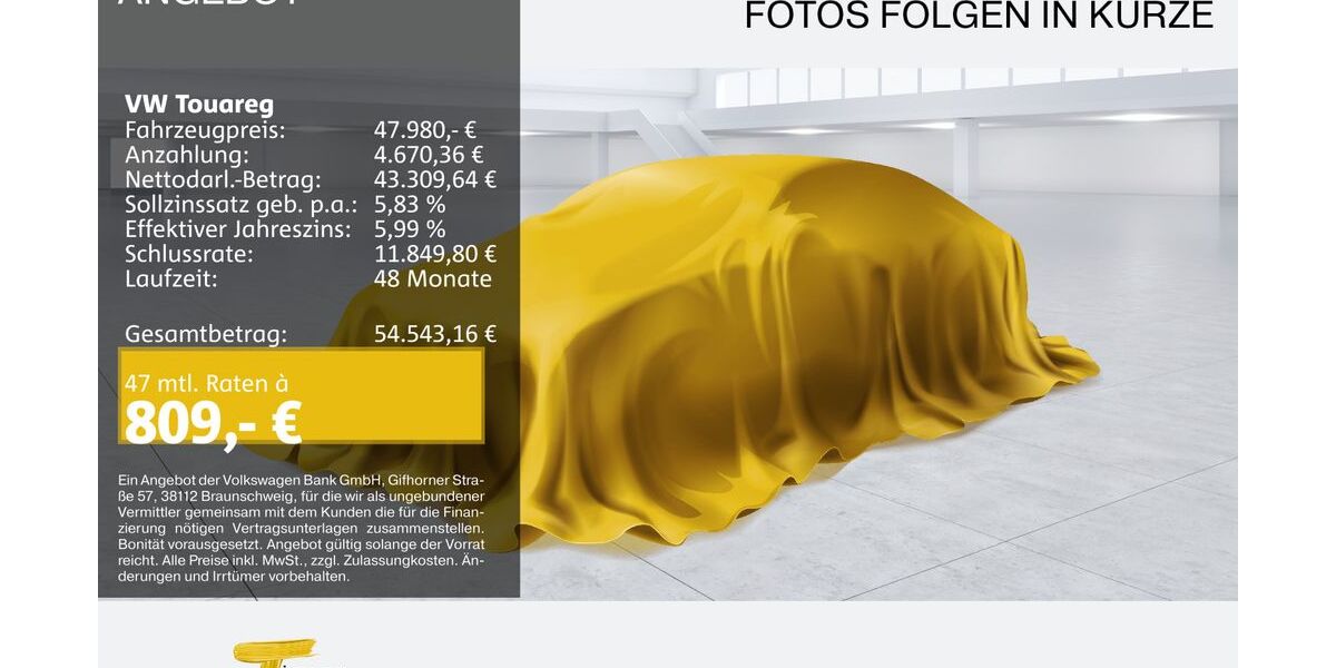 VW Touareg 109.686 km 45.980 &euro; Bochum 44892