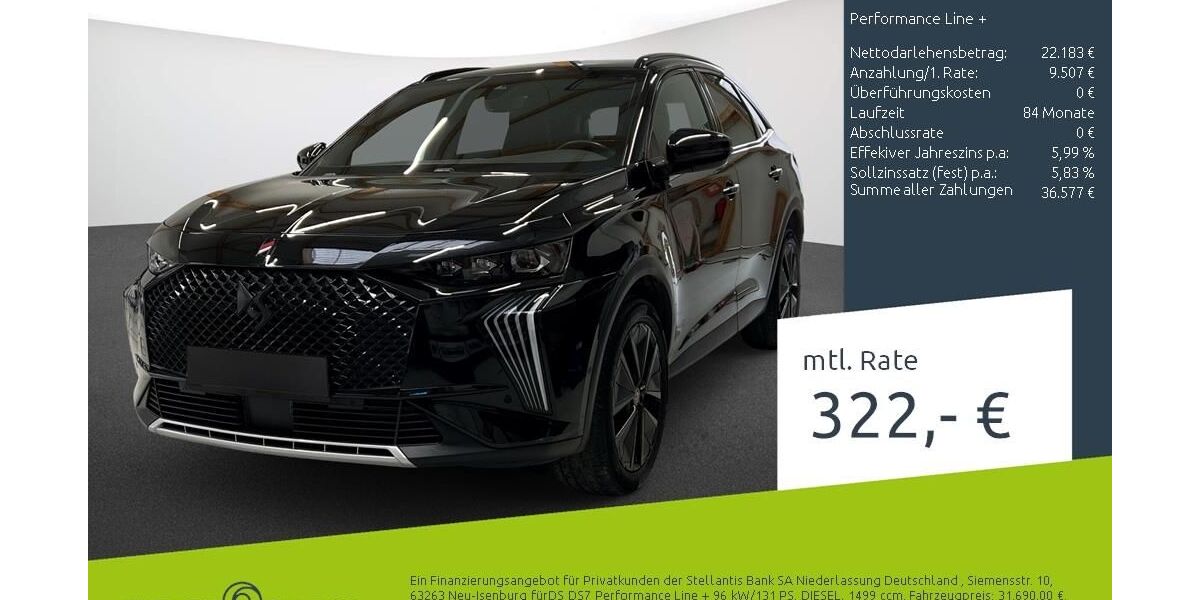 DS Automobiles DS7 (Crossback) 34.330 km 31.690 &euro; Dülmen 48249