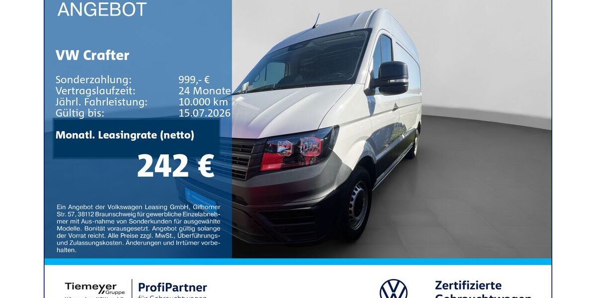 VW Crafter 31.089 km 34.880 &euro; Recklinghausen 45663