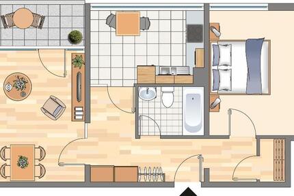 Demnächst frei! 2-Zimmer-Wohnung in Dortmund Hörde (WBS für 2P erforderlich!) 2 zimmer