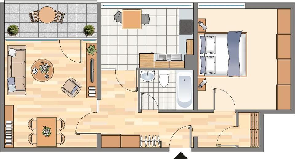 Demnächst frei! 2-Zimmer-Wohnung in Dortmund Hörde (WBS für 2P erforderlich!) 2 zimmer