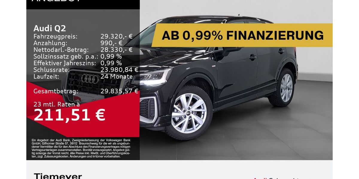 Audi Q2 20.418 km 26.220 &euro; Bochum 44809