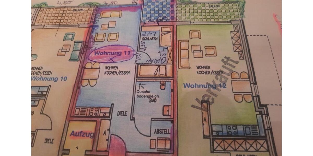 Etagenwohnung Haltern am See - 2 Zimmer, 65 m&sup2;, 209.000&euro; | Angebot:26266039