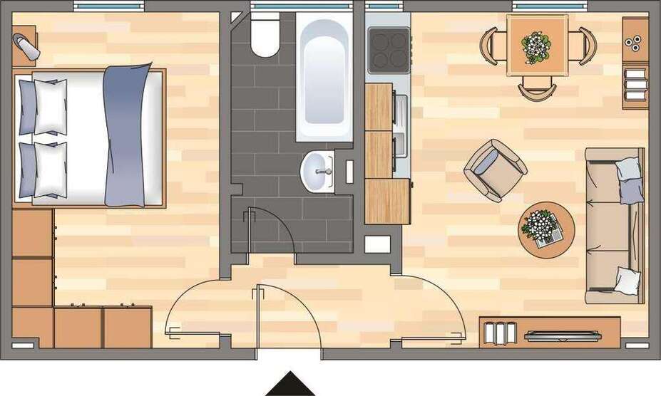 Wohnung zum Mieten in Dortmund 356 € 34.83 m²