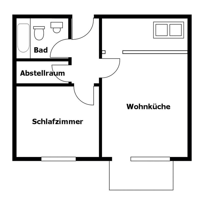 2-Zimmer Dachgeschosswohnung in Bochum-Wattenscheid - vermietet zimmer