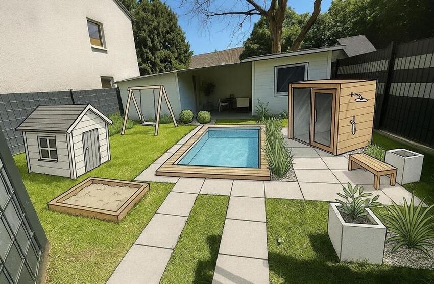 3,5-Zimmer Eigentumswohnung - Garten - Terasse - 2 Stellplätze zimmer