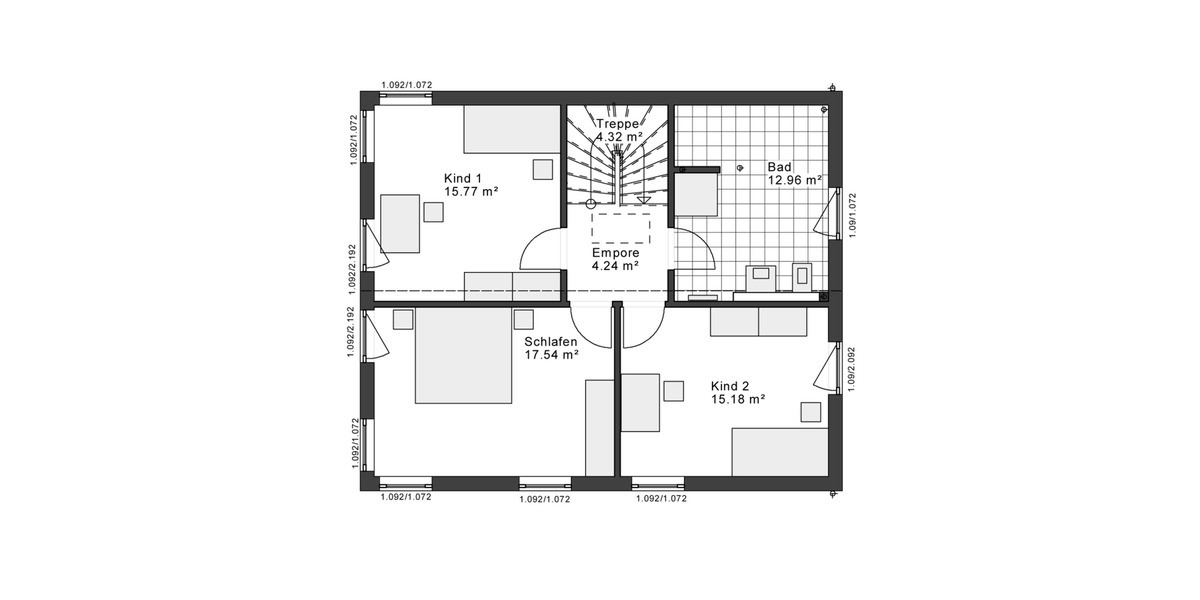 Einfamilienhaus Essen Stadtbezirk VII - 4 Zimmer, 140 m&sup2;, 1.840&euro; | Angebot:26183256