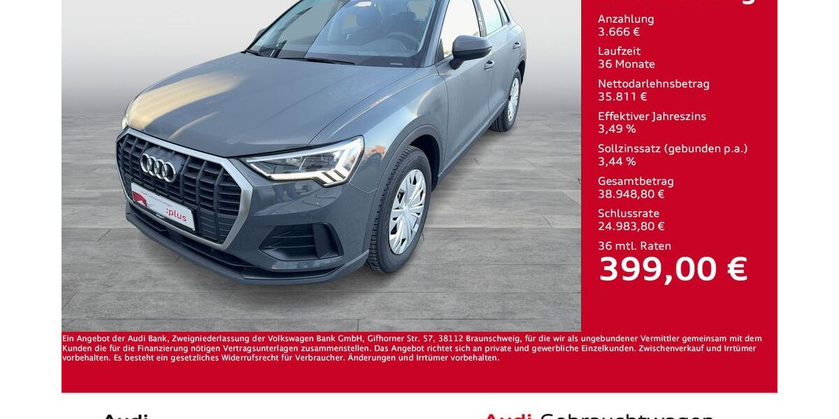Audi Q3 14.911 km 38.555 &euro; Dortmund 44143