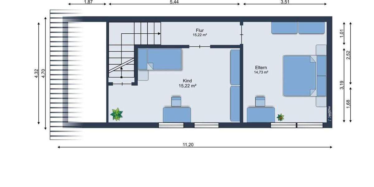 Mehrfamilienhaus, Wohnhaus Dortmund Neuasseln - 3 Zimmer, 72 m&sup2;, 199.000&euro; | Angebot:25313827