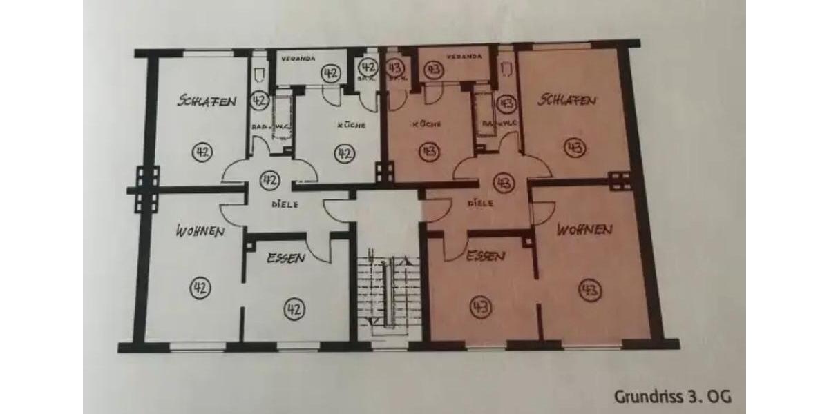 Etagenwohnung Dortmund Hörde - 3 Zimmer, 86 m&sup2;, 219.000&euro; | Angebot:27092406