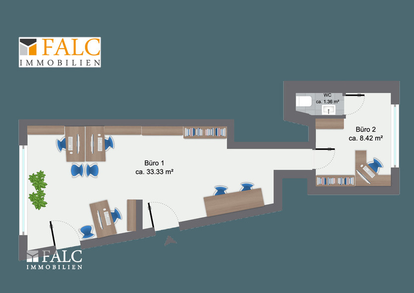 Gewerbefläche zur Miete ideal für Ihr Geschäft oder Büro! zimmer