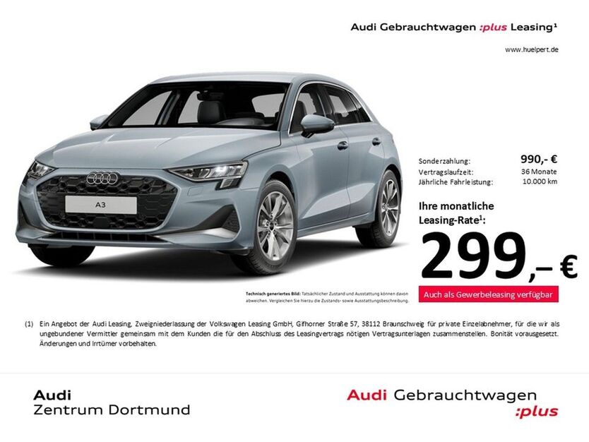 Audi A3 17.075 km 34.855 € Dortmund 44143
