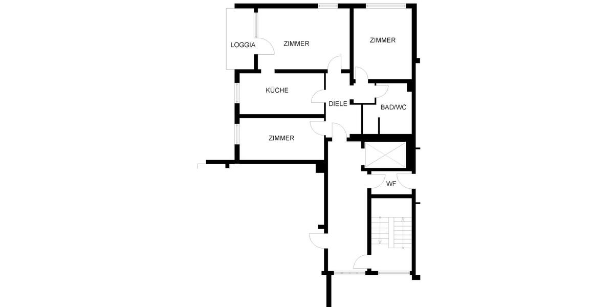 Etagenwohnung Herne Baukau - 3.5 Zimmer, 79 m&sup2;, 578&euro; | Angebot:26088457