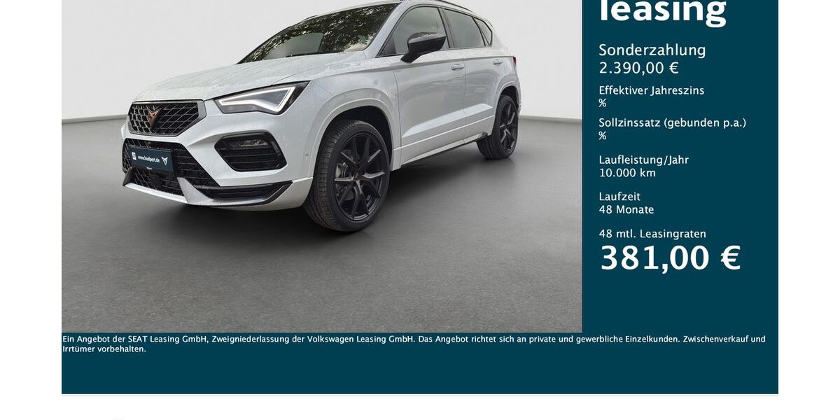 Cupra Ateca 1.161 km 37.200 &euro; Dortmund 44269