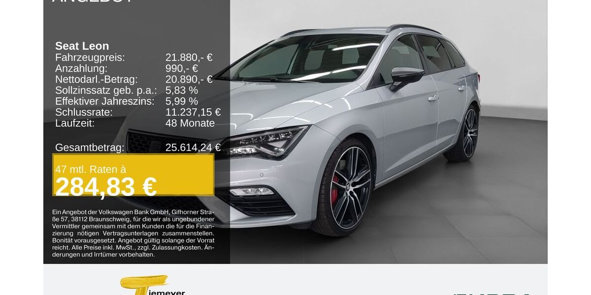 Seat Leon 80.846 km 21.880 &euro; Bochum 44809