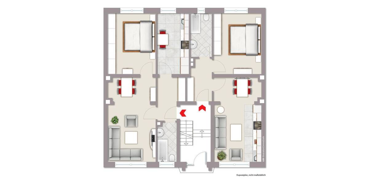 Mehrfamilienhaus, Wohnhaus Recklinghausen Stadtmitte - 1 Zimmer, 550.000&euro; | Angebot:26276404