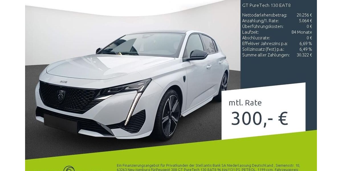 Peugeot 308 27.185 km 24.777 &euro; Dülmen 48249