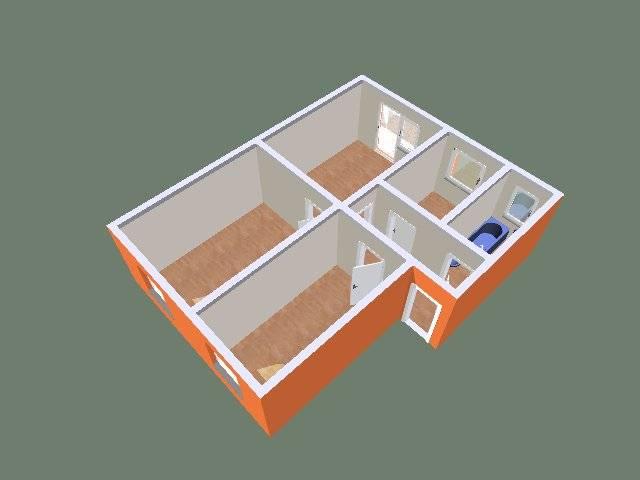 Erdgeschoßwohnung Dortmund Innenstadt Nord - 3 Zimmer, 60 m&sup2;, 620&euro; | Angebot:26256326