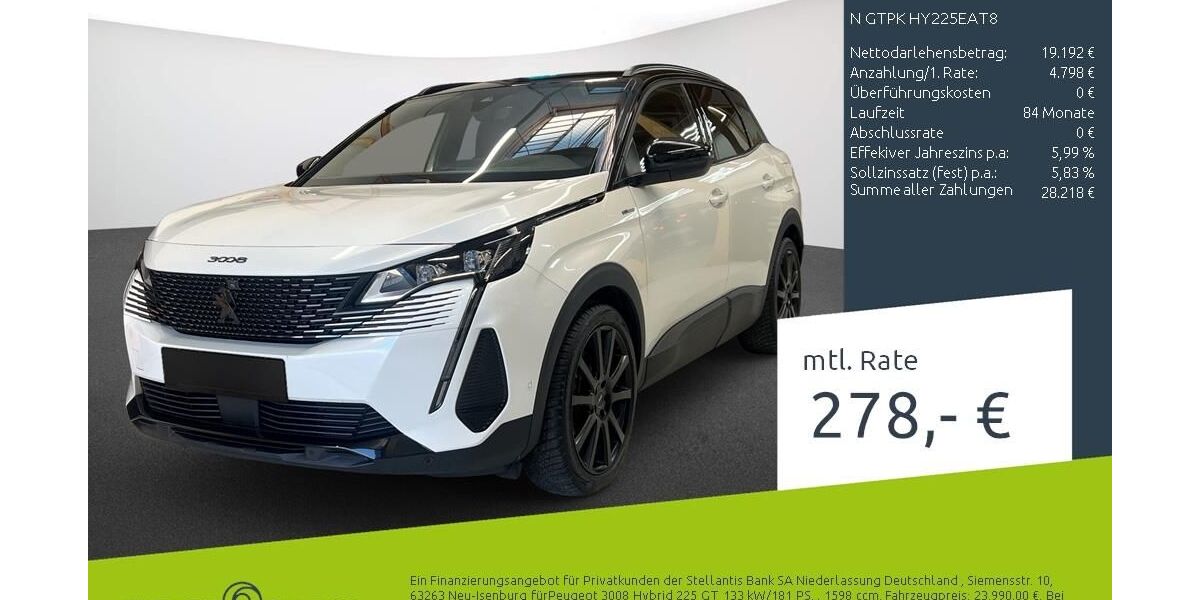 Peugeot 3008 54.859 km 23.440 &euro; Dülmen 48249