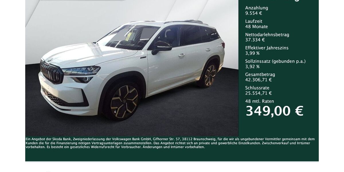 Skoda Kodiaq 25.609 km 46.888 &euro; Dortmund 44309
