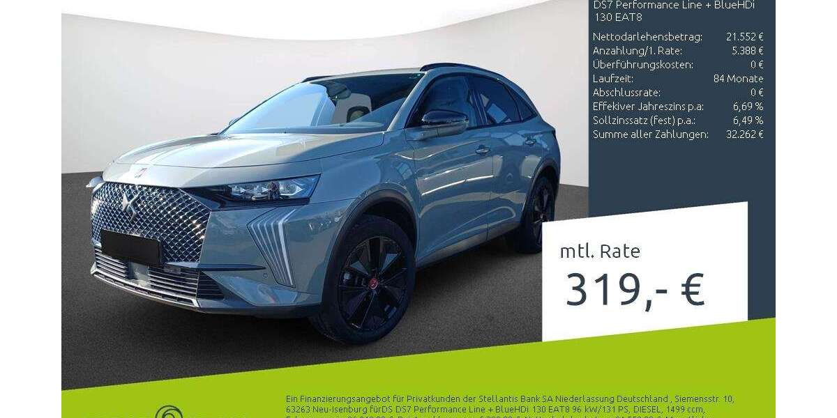 DS Automobiles DS 7 Crossback 56.891 km 26.940 &euro; Dülmen 48249