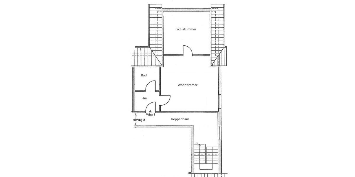 Etagenwohnung Dortmund Hombruch - 2 Zimmer, 42 m&sup2;, 380&euro; | Angebot:26283507