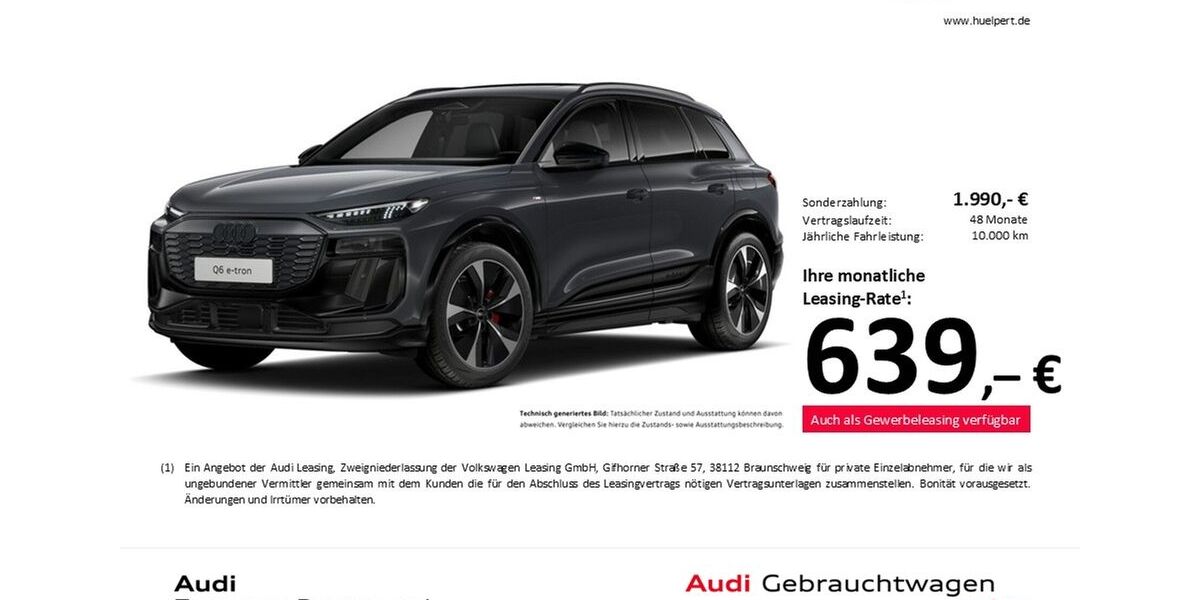 Audi Q6 e-tron 17.174 km 68.488 &euro; Dortmund 44143