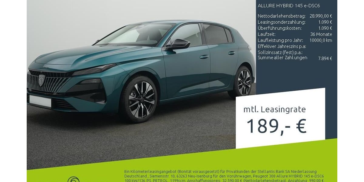 Peugeot 308 4.461 km 28.990 &euro; Dülmen 48249