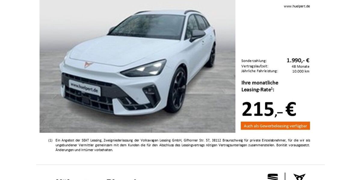 Cupra Leon 6.120 km 30.677 &euro; Dortmund 44269