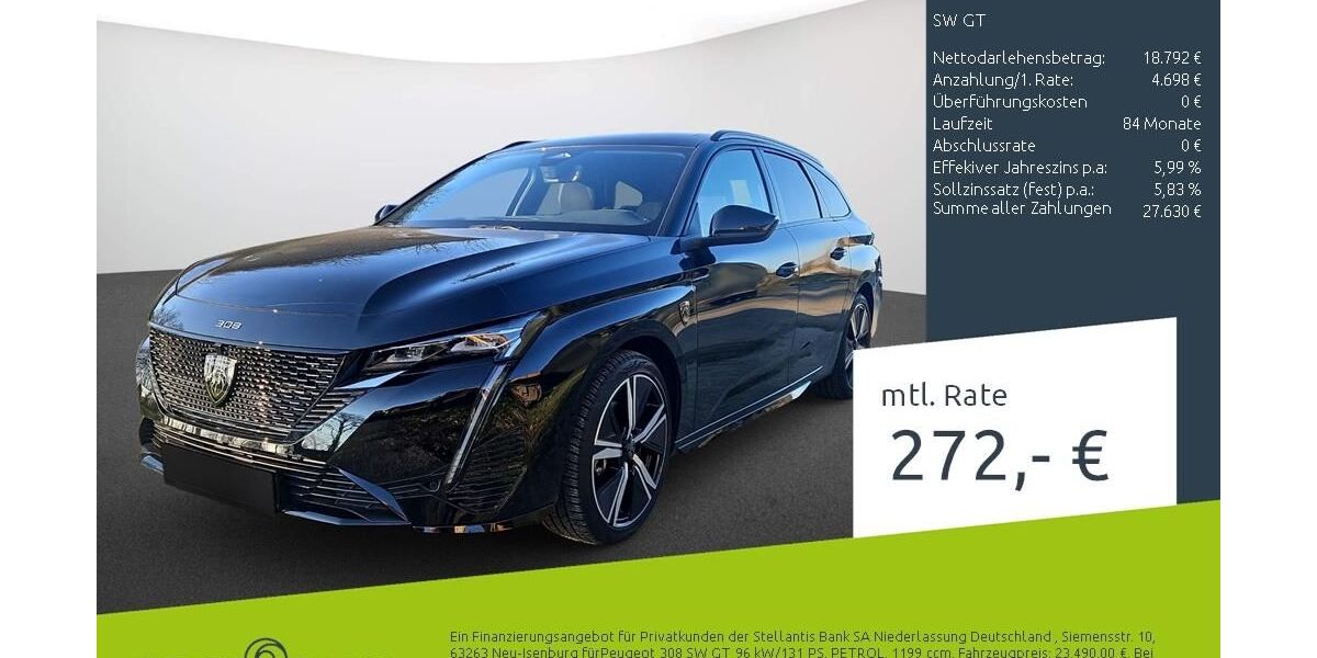 Peugeot 308 31.879 km 23.170 &euro; Dülmen 48249