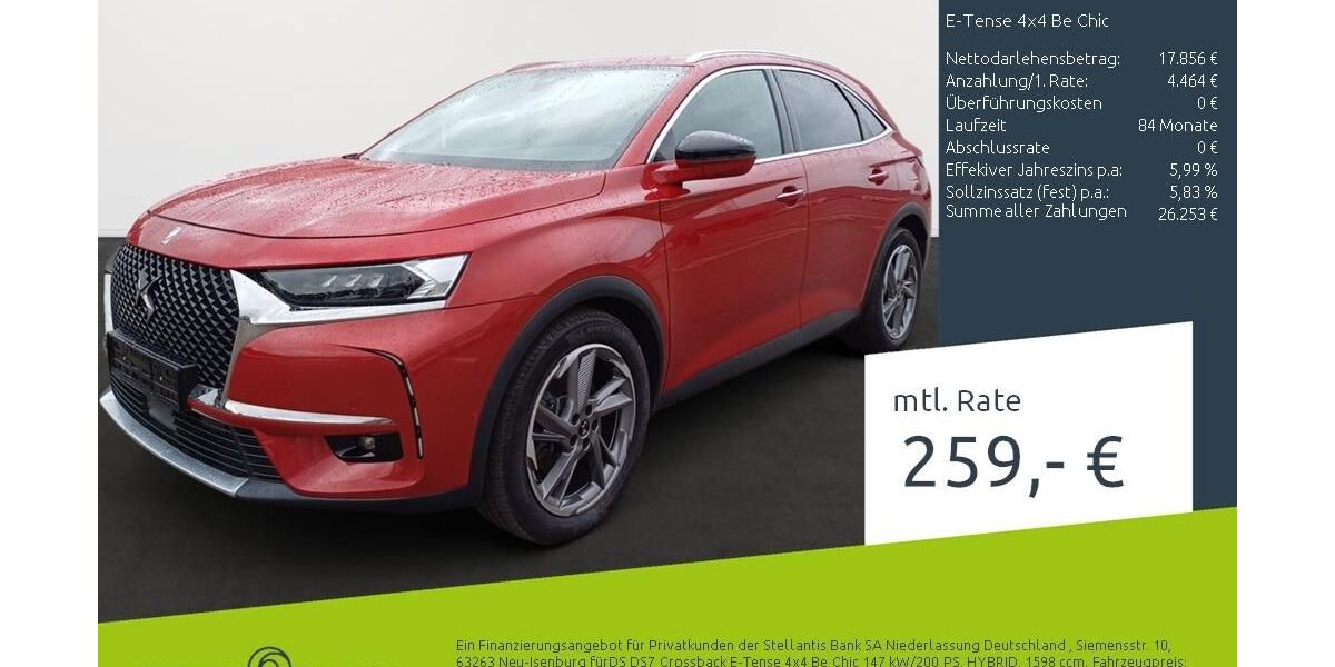 DS Automobiles DS7 (Crossback) 51.357 km 21.860 &euro; Dortmund 44263